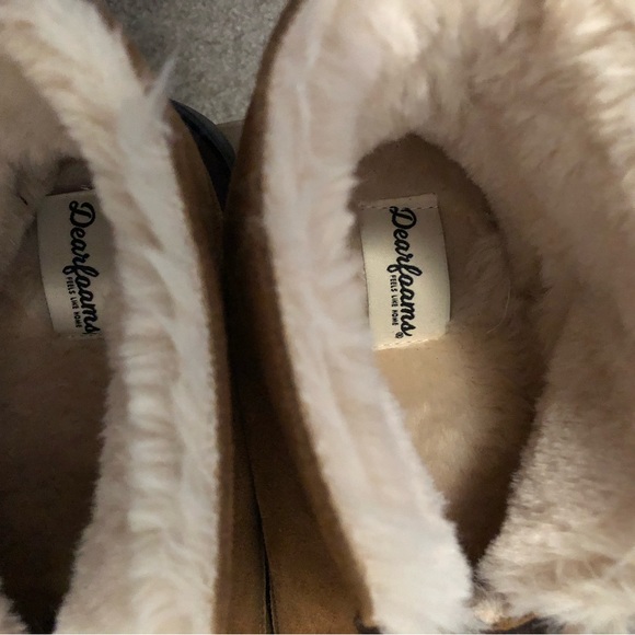 Dearfoams Men's Suede Boot Slipper - Picture 2 of 4